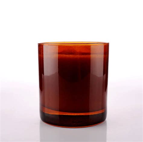8oz Amber Glass Jar For Candle Making Supplier