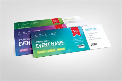 Premium Event Ticket Template Graphic Prime Graphic Design Templates