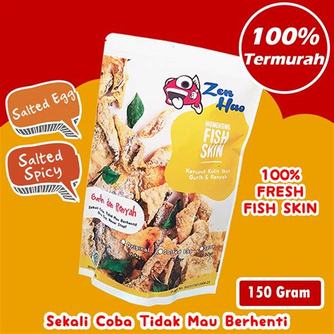 Jual Salted Egg Fish Skin Zen Hao Shopee Indonesia