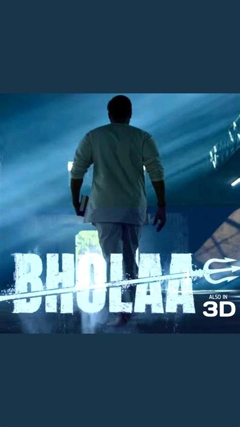 Ajay Devgan Looks Intense On Bholaa New Poster In 2023 Bollywood