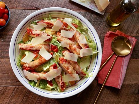 Chicken Parm Caesar Salad Recipe Molly Yeh Food Network