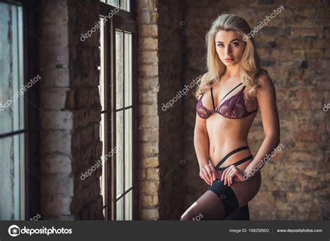 Sexy Woman In Lingerie Stock Photo By Georgerudy