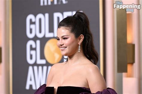 Selena Gomez Shows Off Her Sexy Boobs At The 80th Annual Golden Globe