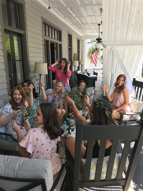 Charleston Flower Crown Bar And Pajama Party For A Girly Bachelorette