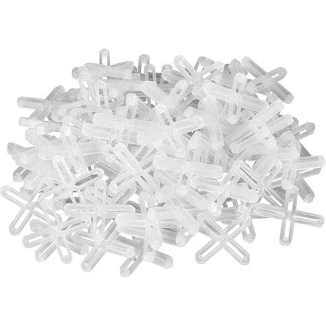 Tile spacers align and space both wall and floor tile. QEP 1/4 in. Leave-in Hard Style Tile Spacers (Jar of 500 ...