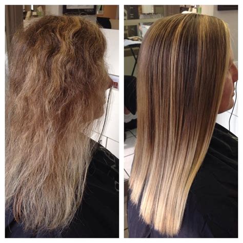 Avoiding harsh heat and products along with regular hair care and. Before and After of the Pravana SmoothOut Treatment. This ...
