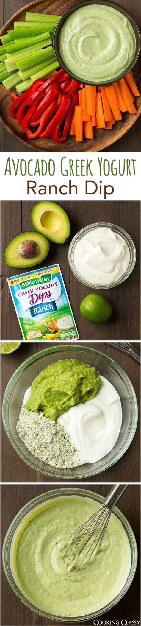 Avocado Greek Yogurt Ranch Dip Only 4 Ingredients And A Breeze To