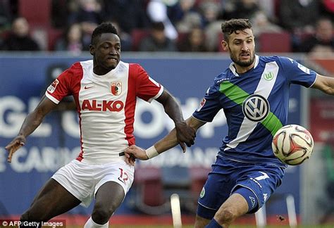 Lots of handshakes in the tunnel as the teams line up alongside each other. Chelsea line-up £15m-rated Augsburg left back Baba Rahman ...