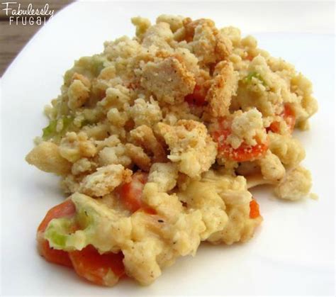 Easy Chicken Pot Pie Crumble Recipe Fabulessly Frugal