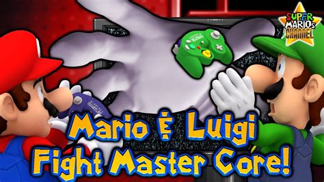 Smc Mario And Luigi Fight Master Core Youtube