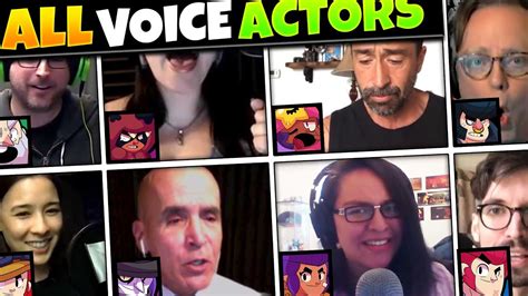 All Brawl Stars Voice Actors In Real Life Youtube