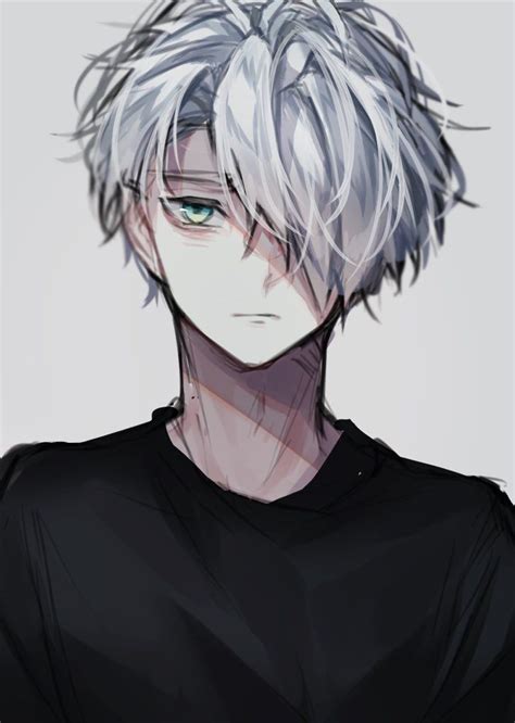 Anime Boy With White Hair Tumblr