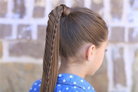 Lace Braided Ponytail and Updo | Cute Hairstyles | Cute Girls Hairstyles