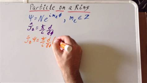 Particle On A Ring Rigid Rotor Angular Momentum Derivation YouTube