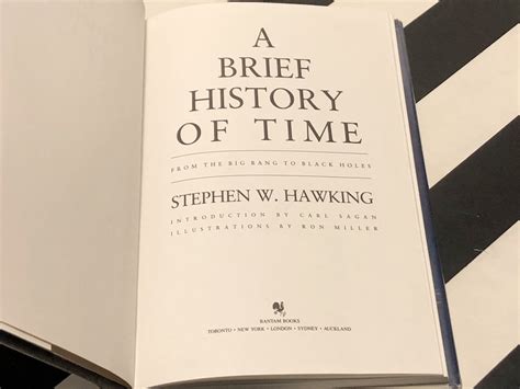 A Brief History Of Time By Stephen Hawking 1988 Hardcover Book
