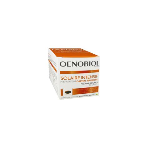 Oenobiol Solaire Intensif Capital Jeunesse 30 Capsules