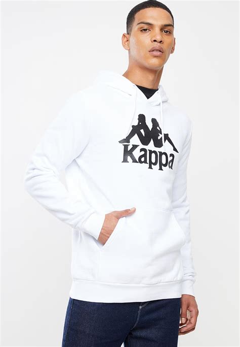 Authentic Faser Sweat White And Black Kappa Hoodies Sweats And Jackets