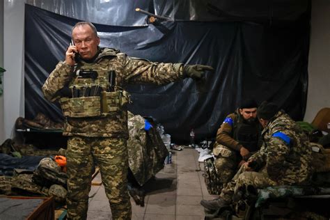 Ukraine Military Says Ground Forces Commander Is Leading Defense Of Bakhmut