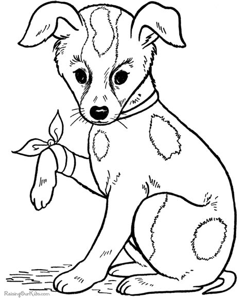 dog coloring book page coloring home