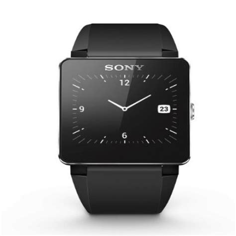 Technolec Sony Smartwatch 2 Sw2 Black Silicone Ip57 Bt Nfc Smartwatch