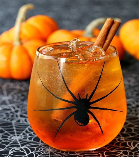 Halloween Drink Recipe Orange Spritzer Food With Kid Appeal