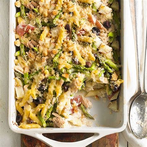 Because everybody has a can of tuna, pasta, canned tomato and some sort of dried herbs in the depths of their pantry, everybody should have one. Gluten Free Asparagus-Tuna Casserole | Recipe | Asparagus recipe, Recipes, Cooking recipes