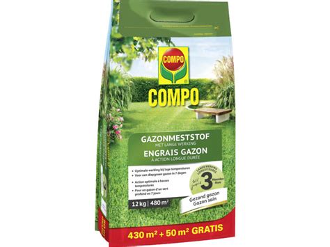 Compo Floranid engrais gazon action longue durée 12kg | Hubo