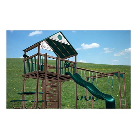 Lifetime Deluxe Commercial Grade Metal Swing Set With Hard Top