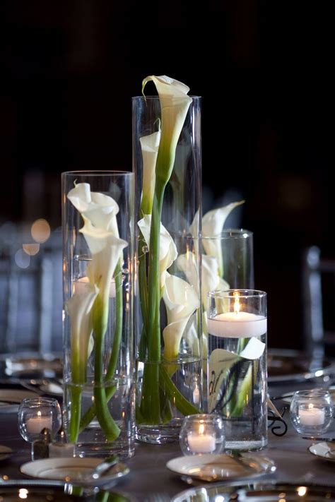 Modern Lily Centerpiece Flower Centerpieces Wedding Calla Lily