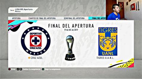 CRUZ AZUL VS TIGRES... LA GRAN FINAL en MODO CARRERA ...