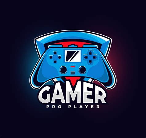 Gamer Logo With Gamepad 2390901 Vector Art At Vecteezy