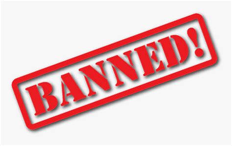 Banned Logo Png Transparent Background Wanted Word Art Png Download