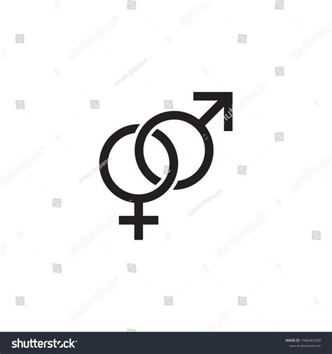 icono de género símbolo vectorial sexual vector de stock libre de regalías 1946482369