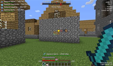 In the new biomes, players will come. Mod Better HUD 1.7.10 - 1.12.2 - Minecraft-France