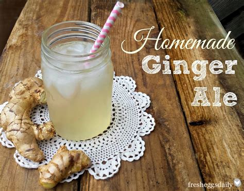 Homemade Ginger Ale And Candied Ginger Slices Fresh Eggs Daily With