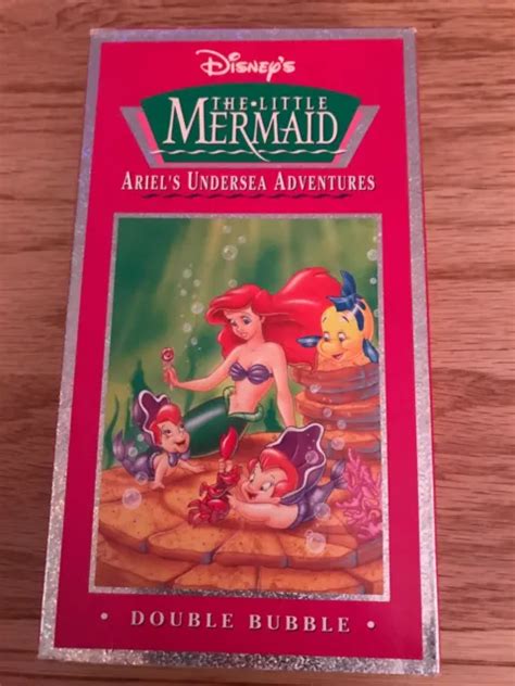 disneys the little mermaid ariels undersea adventures double bubble vhs £2 81 picclick uk