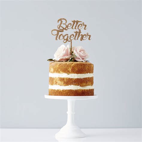 Better Together Wedding Cake Topper By Sophia Victoria Joy