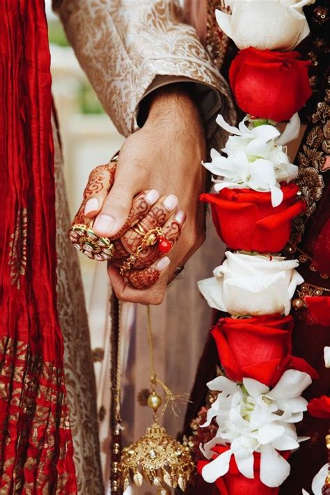 Free Photo Authentic Indian Bride And Grooms Hands Holding Together