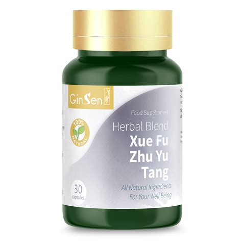 Xue Fu Zhu Yu Tang By Ginsen Remove Blood Stasis With Natural Herbs
