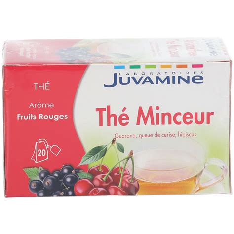 JUVAMINE Thé Minceur Fruits rouges Bio shop apotheke ch