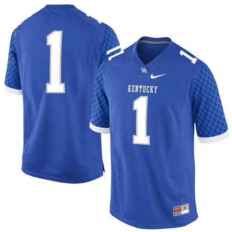 Nike 1 Kentucky Wildcats Royal Blue Replica Football Jersey