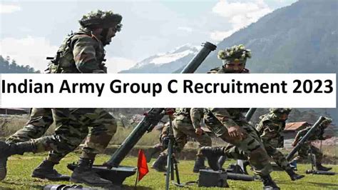 Indian Army Group C Recruitment 2023 Check Application Form Here