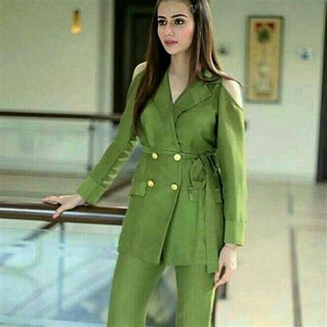 My Sana Javed Fashion Coat Peacoat