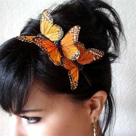 Beautiful Butterfly Hair Accessories 4 Ideas