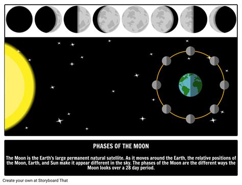 Phases Of The Moon Illustrated Guide To Astronomy