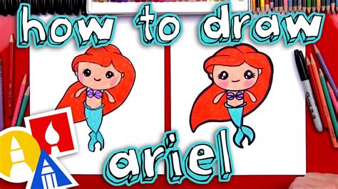 Add a circle and an oval to show the mermaid's chest. How To Draw Ariel The Little Mermaid - clipzui.com