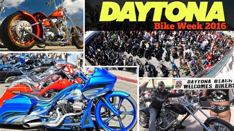 Biker fashion and riding wear will likewise be on display, with fashion shows planned throughout the week, and there will be all sorts of vendors with aftermarket goodies to hang on your ride like a trophy from your intrepid adventure. Daytona Bike week 2016 (Maior Encontro De Moto no EUA ...