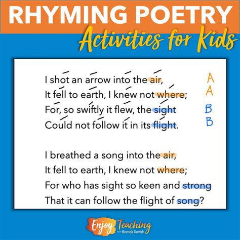 Rhyming Couplets For Kids Kids Matttroy