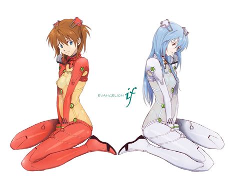Souryuu Asuka Langley Ayanami Rei And Shikinami Asuka Langley Neon