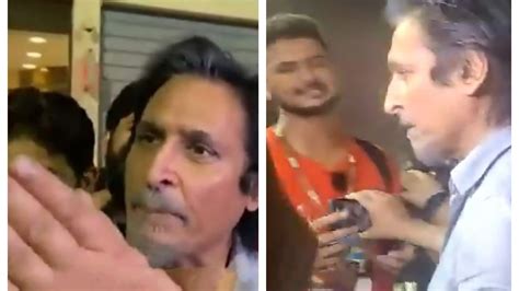 Watch: PCB chief Ramiz Raja misbehaves with Indian journalist, tries to ...